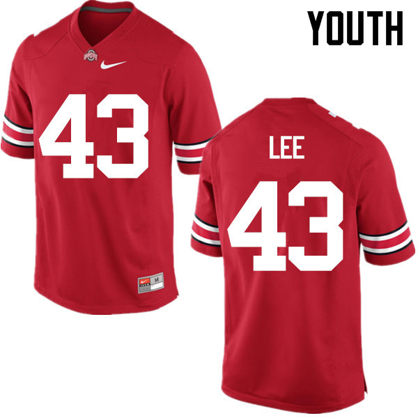 Youth Ohio State Buckeyes #43 Darron Lee College Football Jerseys Game-Red